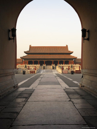 A Doorway to the Hall of Supreme Harmony in the Forbidden City