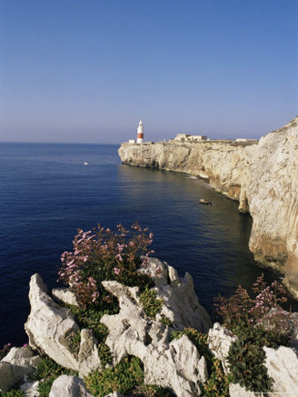 Europa Point Lighthouse, Gibraltar, Mediterranean